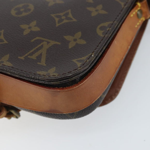 LOUIS VUITTON Monogram Cartouchiere PM Shoulder Bag M51254 LV Auth ka2377