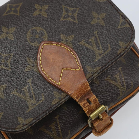 LOUIS VUITTON Monogram Cartouchiere PM Shoulder Bag M51254 LV Auth ka2377