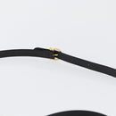 Salvatore Ferragamo Vara Ribbon Hand Bag Leather 2way Black Gold Auth ka2379-10