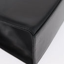 Salvatore Ferragamo Vara Ribbon Hand Bag Leather 2way Black Gold Auth ka2379-14