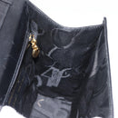 Salvatore Ferragamo Vara Ribbon Hand Bag Leather 2way Black Gold Auth ka2379-20
