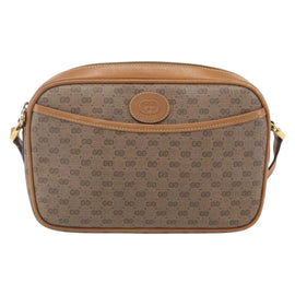 GUCCI Micro GG Supreme Shoulder Bag PVC Beige Gold 007 113 0095 Auth ka238 - 0