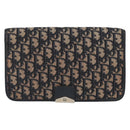 Christian Dior Chain Trotter Canvas Umhängetasche Navy Gold Auth ka2389-2