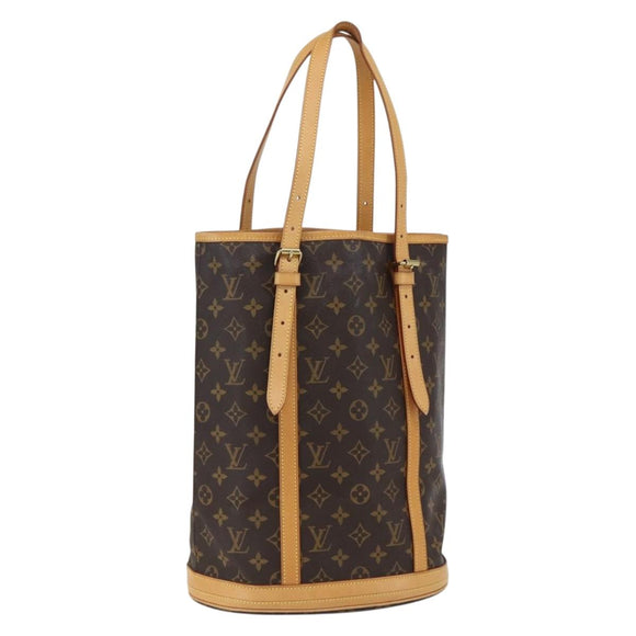LOUIS VUITTON Monogram Bucket GM Shoulder Bag M42236 LV Auth ka2390