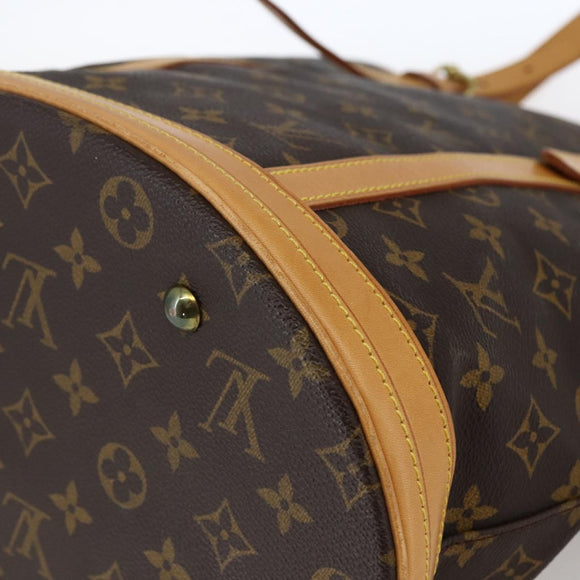LOUIS VUITTON Monogram Bucket GM Shoulder Bag M42236 LV Auth ka2390