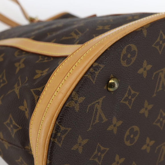 LOUIS VUITTON Monogram Bucket GM Shoulder Bag M42236 LV Auth ka2390
