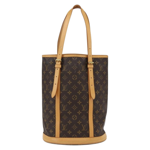 LOUIS VUITTON Monogram Bucket GM Shoulder Bag M42236 LV Auth ka2390