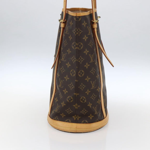 LOUIS VUITTON Monogram Bucket GM Shoulder Bag M42236 LV Auth ka2390