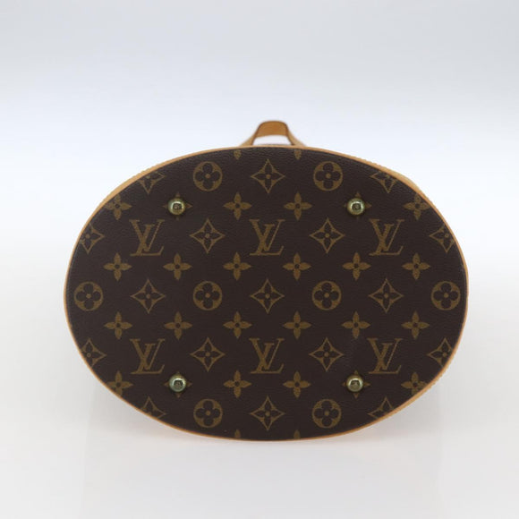 LOUIS VUITTON Monogram Bucket GM Shoulder Bag M42236 LV Auth ka2390