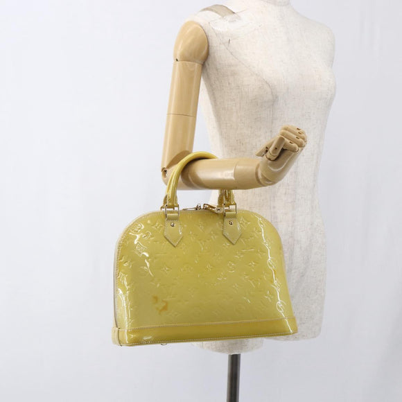 LOUIS VUITTON Monogram Vernis Alma PM Handtas Dunne M90170 LV Auth ka2396