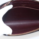 LOUIS VUITTON Taiga Baikal Clutch Bag Acajou M30186 LV Auth ka2397-16