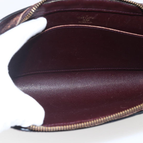 LOUIS VUITTON Taiga Baikal Clutch Bag Acajou M30186 LV Auth ka2397