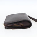 LOUIS VUITTON Taiga Baikal Clutch Bag Acajou M30186 LV Auth ka2397-4