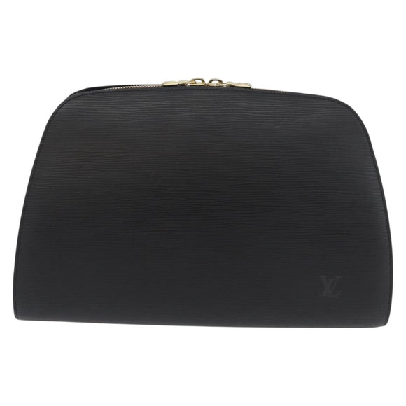 LOUIS VUITTON Epi Dauphine GM Cosmetic Pouch Black M48432 LV Auth ka2400