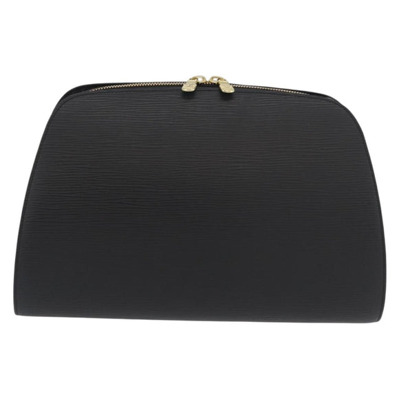 LOUIS VUITTON Epi Dauphine GM Cosmetic Pouch Black M48432 LV Auth ka2400