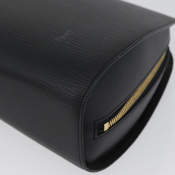 LOUIS VUITTON Epi Dauphine GM Cosmetic Pouch Black M48432 LV Auth ka2400