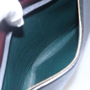 CELINE Trapeze Medium Hand Bag Leather 2way Red Green gold Auth ka241-24