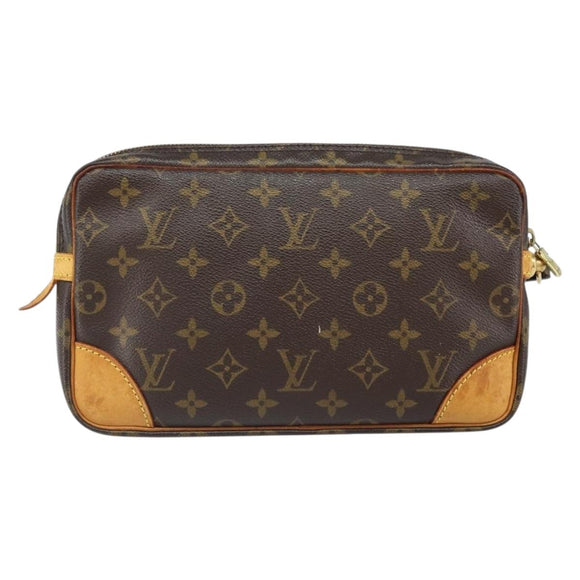 LOUIS VUITTON Monogram Marly Dragonne GM Clutch Bag M51825 LV Auth ka2411