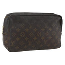 LOUIS VUITTON Monogram Trousse Toilette 28 Clutch Bag M47522 LV Auth ka2412-1