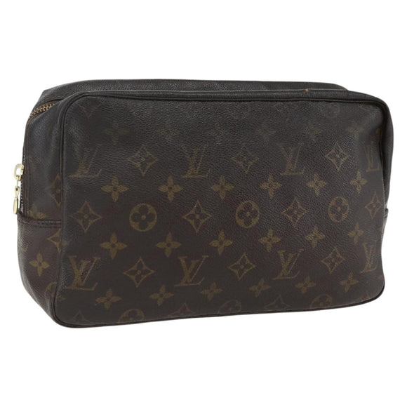 LOUIS VUITTON Monogram Trousse Toilette 28 Clutch Bag M47522 LV Auth ka2412