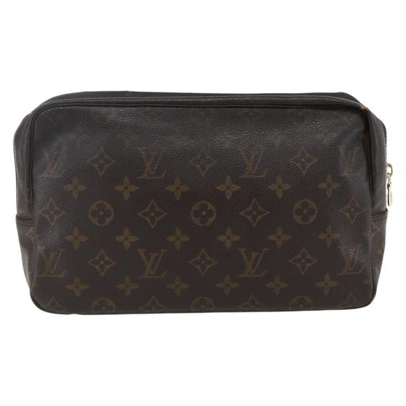 LOUIS VUITTON Monogram Trousse Toilette 28 Clutch Bag M47522 LV Auth ka2412