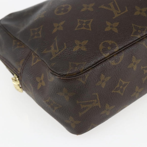 LOUIS VUITTON Monogram Trousse Toilette 28 Clutch Bag M47522 LV Auth ka2412