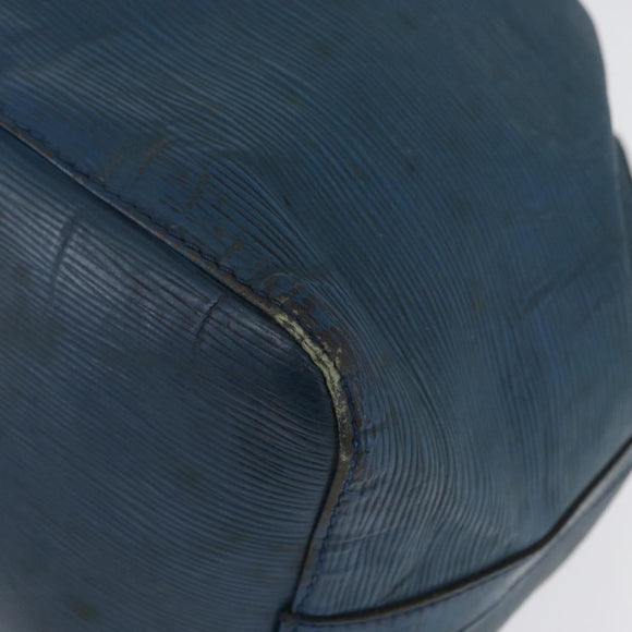 LOUIS VUITTON Epi Petit Noe Shoulder Bag Blue M44105 LV Auth ka2419