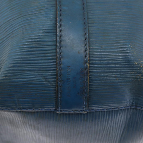 LOUIS VUITTON Epi Petit Noe Shoulder Bag Blue M44105 LV Auth ka2419