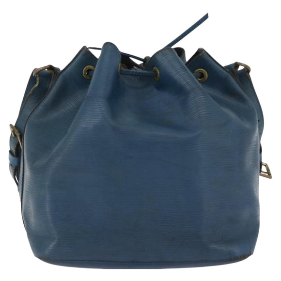 LOUIS VUITTON Epi Petit Noe Shoulder Bag Blue M44105 LV Auth ka2419