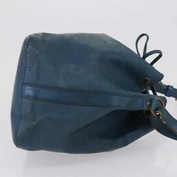 LOUIS VUITTON Epi Petit Noe Shoulder Bag Blue M44105 LV Auth ka2419