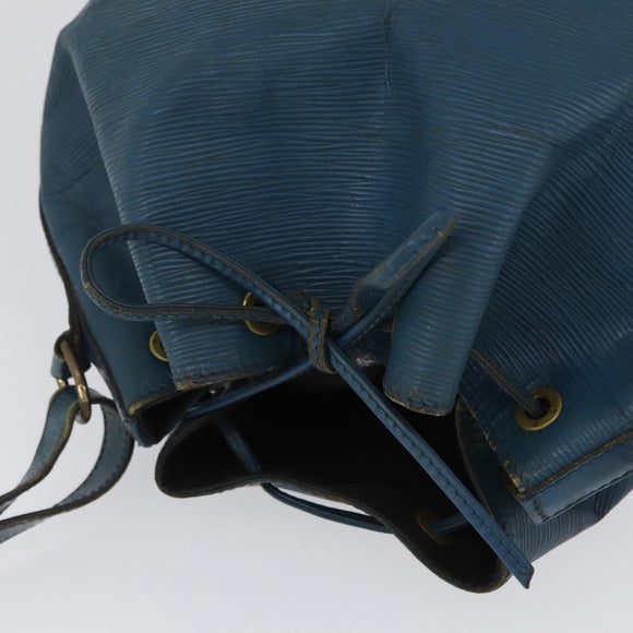 LOUIS VUITTON Epi Petit Noe Shoulder Bag Blue M44105 LV Auth ka2419