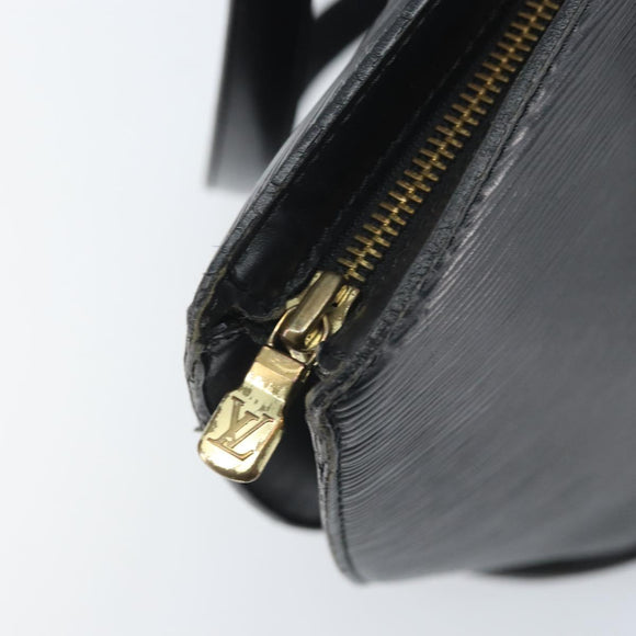 LOUIS VUITTON Epi Saint Jacques Shopping Shoulder Bag Black M52262 Auth ka2421