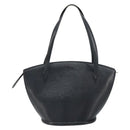 LOUIS VUITTON Epi Saint Jacques Shopping Shoulder Bag Black M52262 Auth ka2421-2