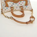 LOUIS VUITTON Monogram Multicolor Rita Hand Bag 2way White M40125 LV Auth ka242AV-7