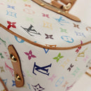 LOUIS VUITTON Monogram Multicolor Rita Hand Bag 2way White M40125 LV Auth ka242AV-21