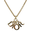 Christian Dior Necklace metal Gold Tone Auth ka2430-1