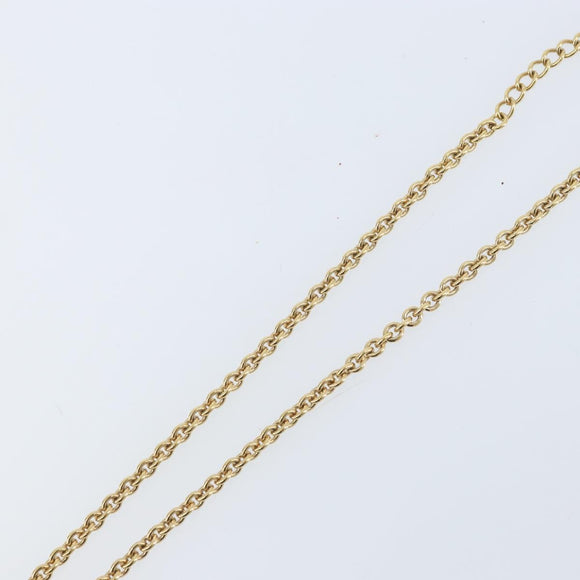Christian Dior Necklace metal Gold Tone Auth ka2430