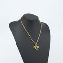 Christian Dior Necklace metal Gold Tone Auth ka2430-12