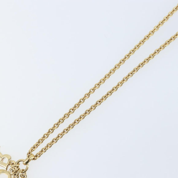 Christian Dior Necklace metal Gold Tone Auth ka2430