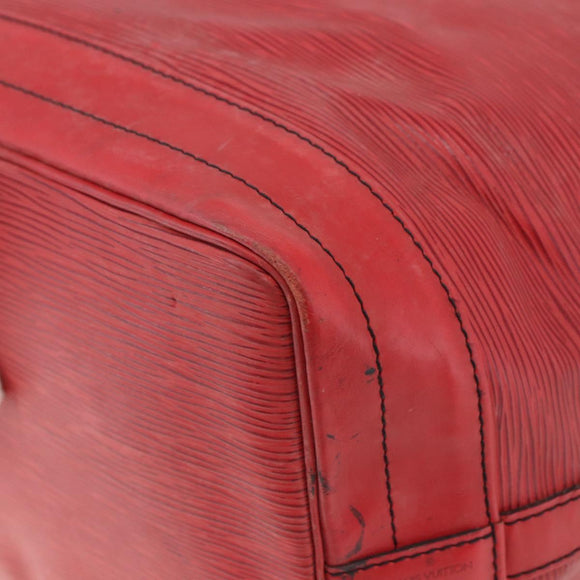 LOUIS VUITTON Epi Noe Shoulder Bag Red M44007 LV Auth ka2439