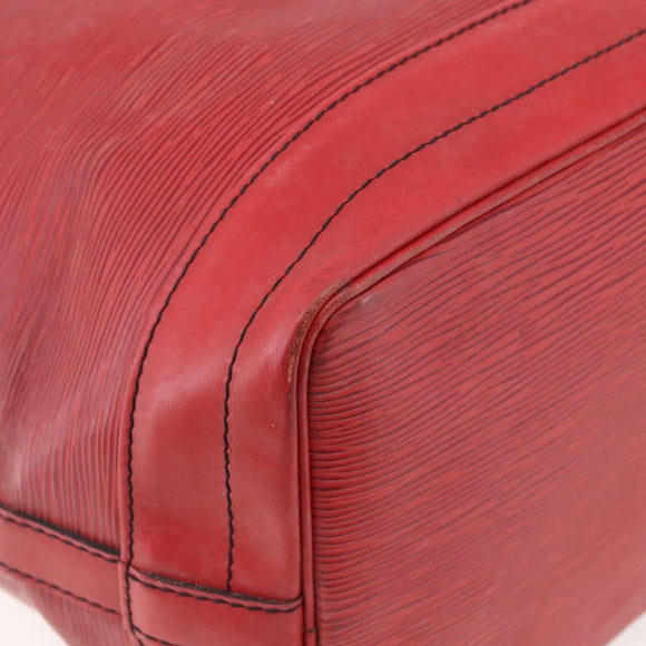 LOUIS VUITTON Epi Noe Shoulder Bag Red M44007 LV Auth ka2439