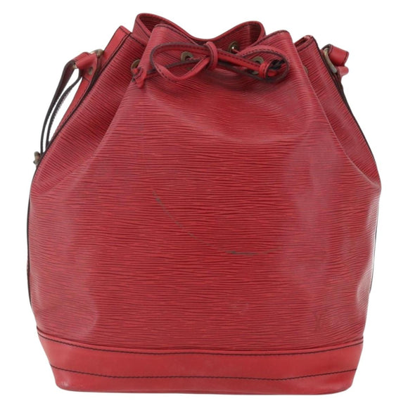LOUIS VUITTON Epi Noe Shoulder Bag Red M44007 LV Auth ka2439
