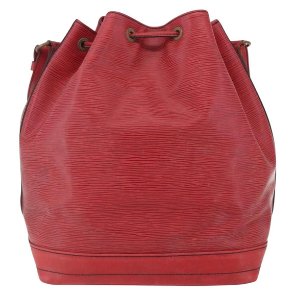 LOUIS VUITTON Epi Noe Shoulder Bag Red M44007 LV Auth ka2439