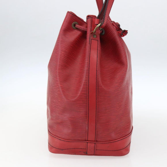 LOUIS VUITTON Epi Noe Shoulder Bag Red M44007 LV Auth ka2439