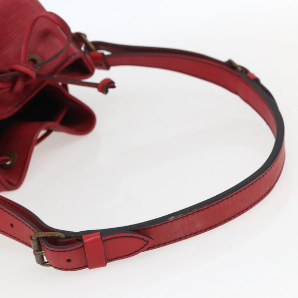 LOUIS VUITTON Epi Noe Shoulder Bag Red M44007 LV Auth ka2439