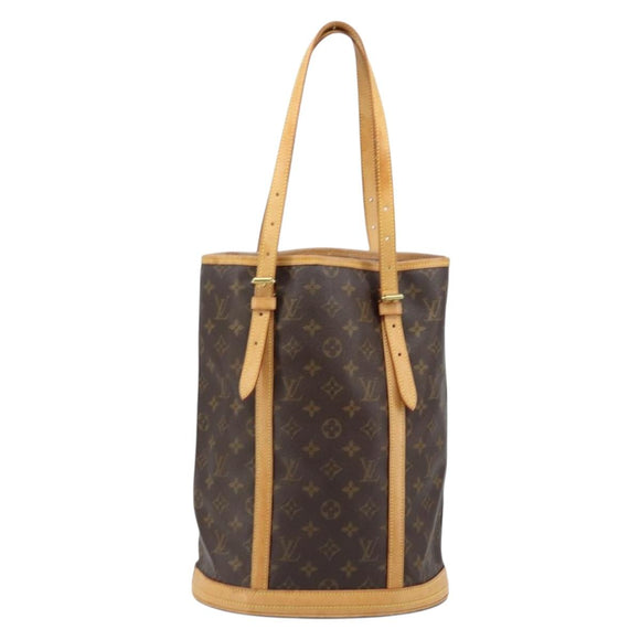 LOUIS VUITTON Monogram Bucket GM Shoulder Bag M42236 LV Auth ka2440