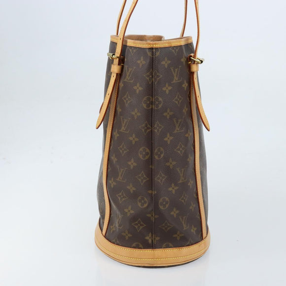 LOUIS VUITTON Monogram Bucket GM Shoulder Bag M42236 LV Auth ka2440