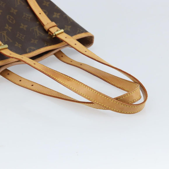 LOUIS VUITTON Monogram Bucket GM Shoulder Bag M42236 LV Auth ka2440