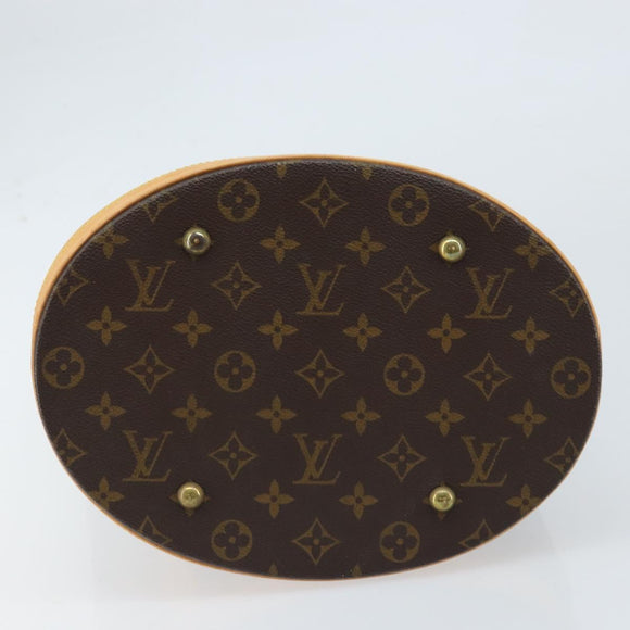 LOUIS VUITTON Monogram Bucket GM Shoulder Bag M42236 LV Auth ka2440
