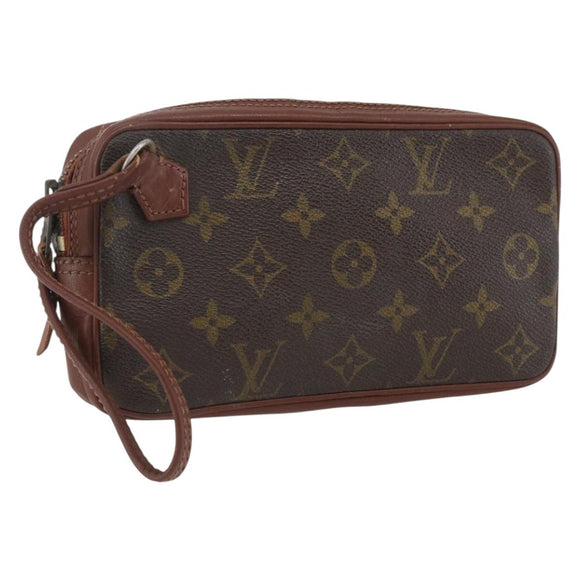 LOUIS VUITTON Monogram Pochette Sport PM Clutch Bag No.183 LV Auth ka2444